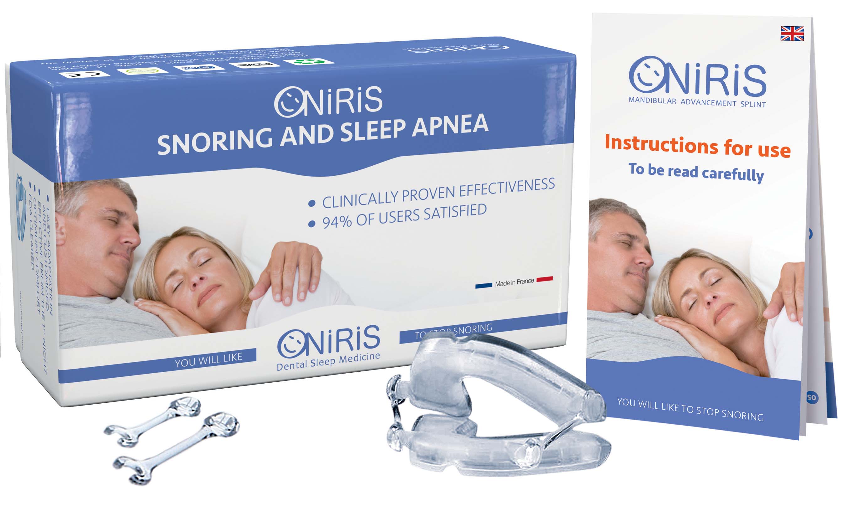 Oniris anti-snoring device